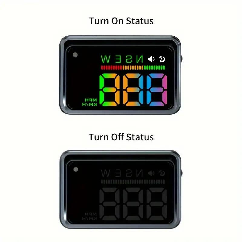 KWHUD Car HUD Head-Up Display Universal for All Car Models, without Battery Digital Speedometer HUD MPH Car Tools Accessory Gauge Pods Digital Speedometer Custom Gauges Cars