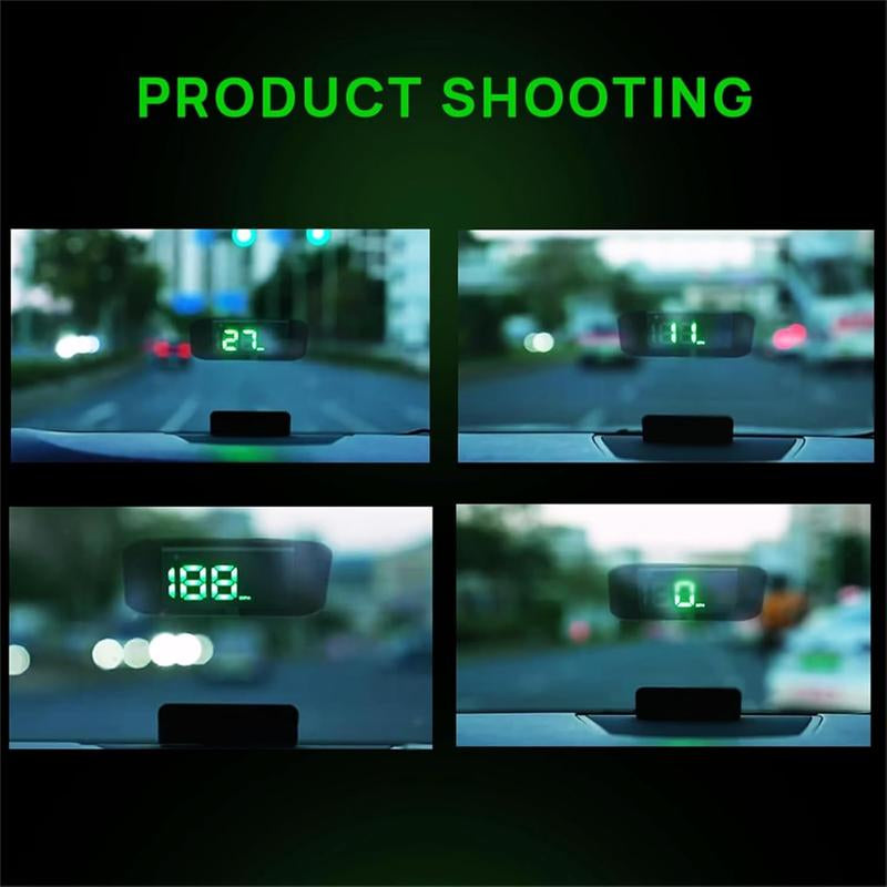 Head up Display Car GPS Digital Speedometer Car Truck Motorcycle Head up Display Odometer HUD MPH Car Tools Accessory
