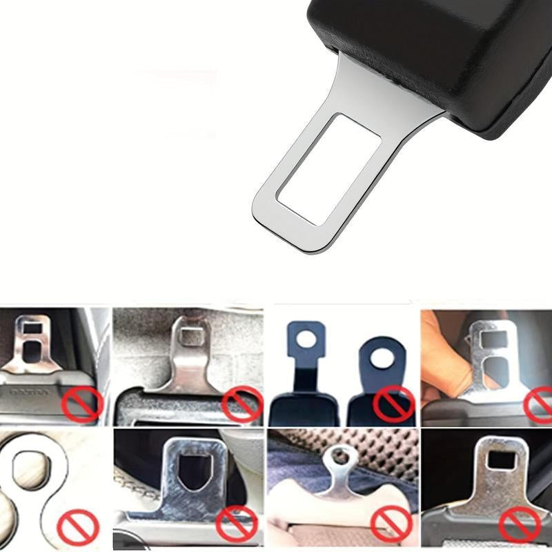 Car Seat Belt Extender, Car Seat Belt Extension Adapter, Safety Seat Belt Attachment for Enhanced Comfort