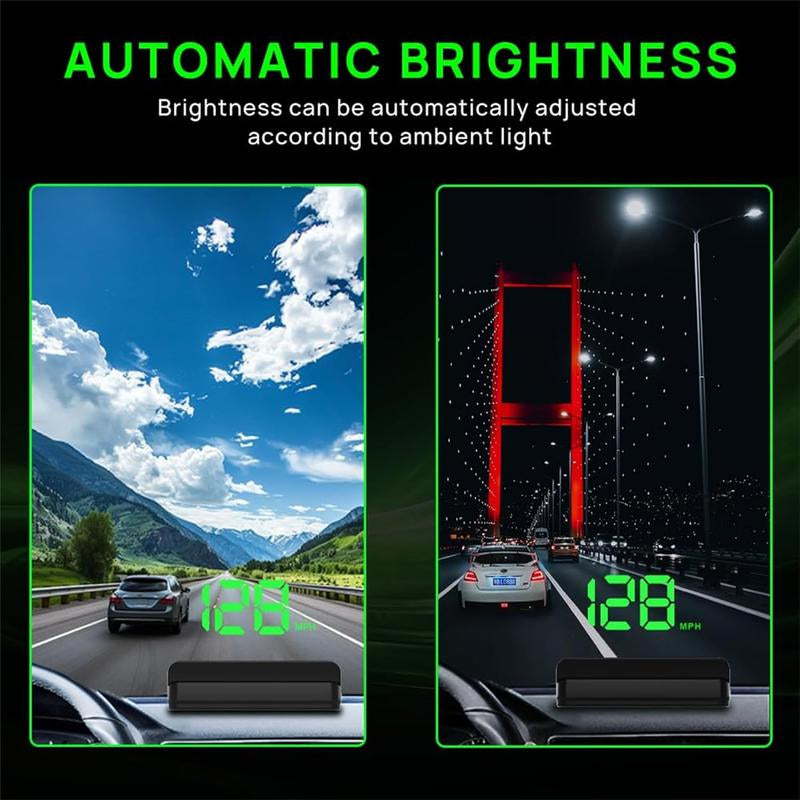 Head up Display Car GPS Digital Speedometer Car Truck Motorcycle Head up Display Odometer HUD MPH Car Tools Accessory
