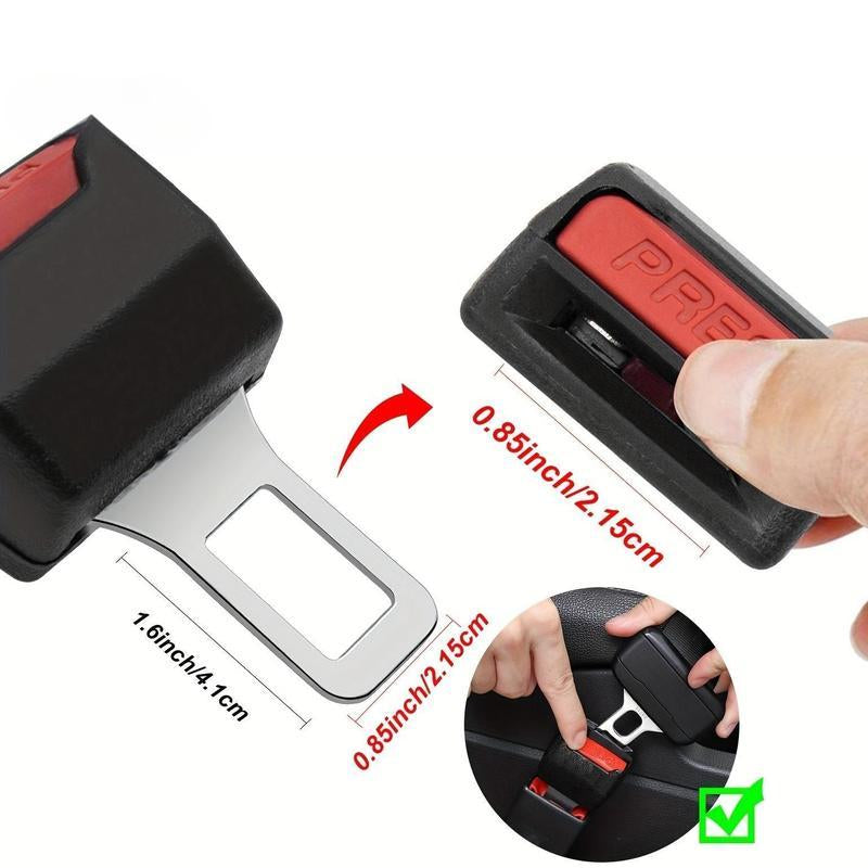 Car Seat Belt Extender, Car Seat Belt Extension Adapter, Safety Seat Belt Attachment for Enhanced Comfort
