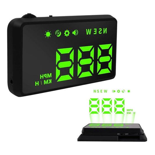 Digital Speedometer Heads up Display for Cars,Car Hud,Head up Display for Car,Gps Display,Automatic Brightness Adjustment,Speeding Alert,Usb Cable Plug & Play Custom Gauges Cars H Mph