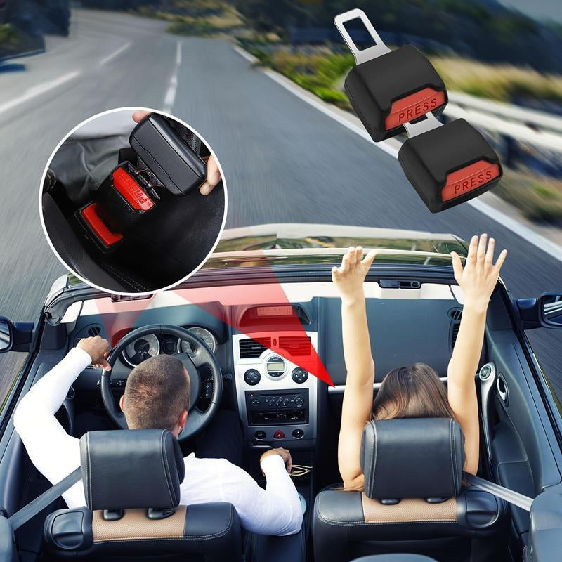 Car Seat Belt Extender, Car Seat Belt Extension Adapter, Safety Seat Belt Attachment for Enhanced Comfort