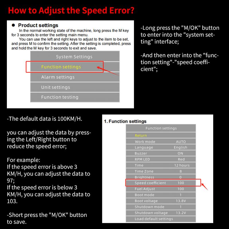 Digital Speedometer for Cars 2008-2025 | F16 OBD2 & GPS Display with 6 Custom Alerts