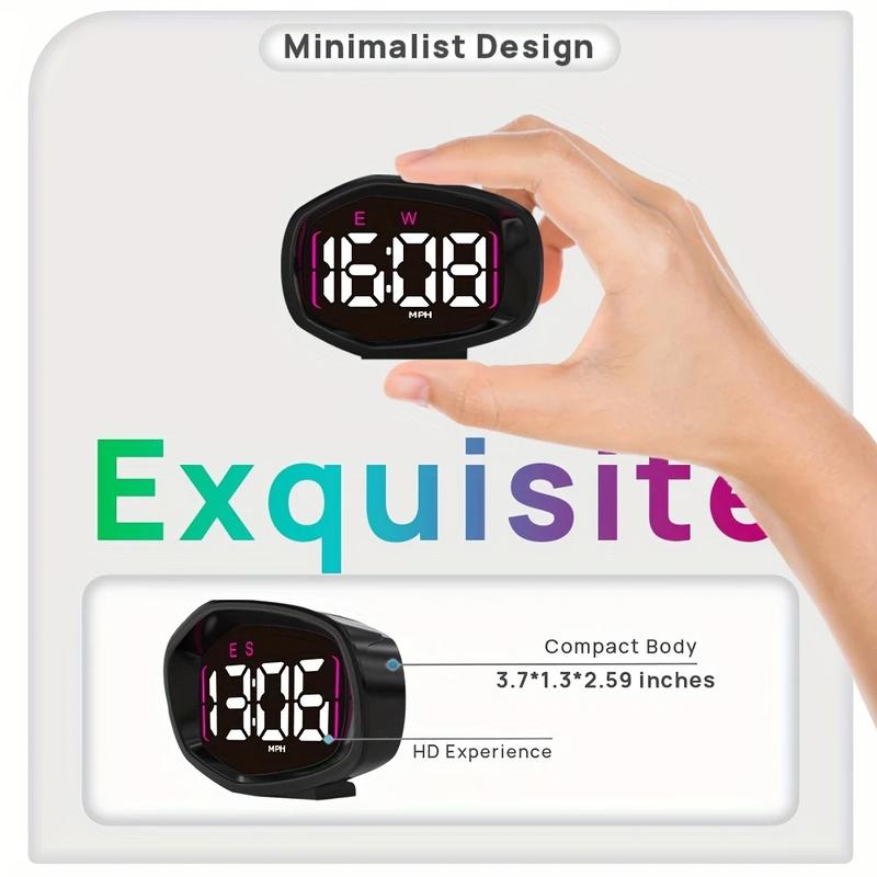 Universal GPS Speedometer for Car (MPH) - Large Digital Display with Speeding Alert & Auto Brightness